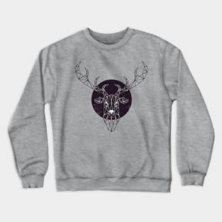 Geometric Deer (Dark Version) Crewneck Sweatshirt